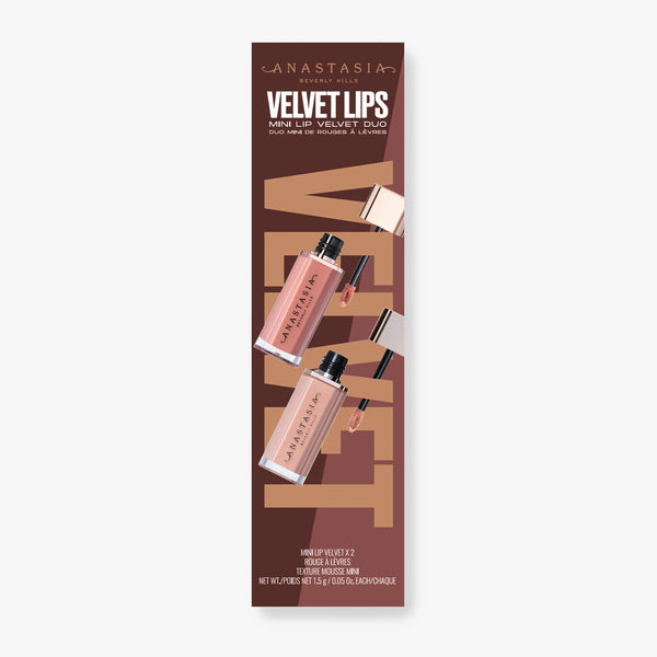 Softy + Peachy Nude | Velvet Lips Mini Lip Velvet Duo